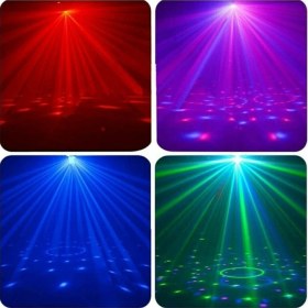 Resim Pazariz Sese Duyarlı Parti Işıkları Disko Topu , LED 2 Si 1 Rgb 7 Renk Ev Tipi Dj Ekipmanı Flaş Işıgı 
