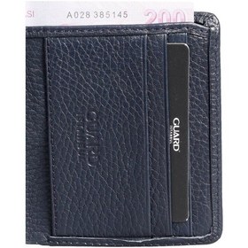 Resim Guard Leather Guard Lacivert Minimal Spor Deri Erkek Cüzdanı Çok Renkli 