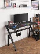 Resim Cooper Oyuncu Masası - 103x50x80 Antrasit 