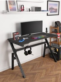 Resim Cooper Oyuncu Masası - 103x50x80 Antrasit 