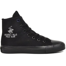 Resim Siyah Unisex Hi Sneaker Po-30085 G Siyah 