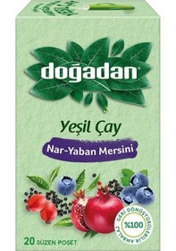 Resim Doğadan Yeşil Çay Nar Yaban Mersini 20'li Paket 