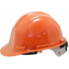 Resim Essafe Vidalı Baret Kulaklık Takılabilir Hava Delikli Turuncu 