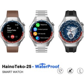 Resim Haino Teko 25 Su Geçirmez 15 Gün Şarj ve Güçlü Cam Özellikli Akıllı Saat Gümüş Kasa 