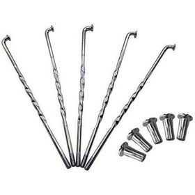 Resim 3.5 X 166 Jant Teli Burgulu Nıkel 36 Ad 