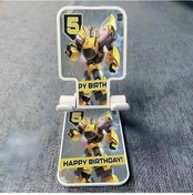 Resim Sunshine022 Beyaz 1 Adet Transformers Optimus Prime Katlanır Ayarlanabilir Masaüstü Telefon Tablet Askılık Beyaz 