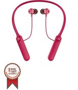 Resim Torima TB-05 Magnetic BT5.0 Kablosuz Kulak İçi Bluetooth Kulaklık Kırmızı 