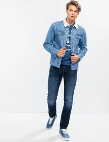 Resim Jack & Jones Erkek Pantolon 12127242-blue 12127242-blue Mavi Mavi 