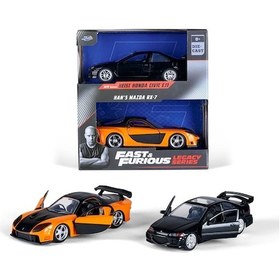 Resim Jada Hızlı & Öfkeli 2'li Paket Heıst Honda Cıvıc Ej1 & Han's Mazda Rx-7 