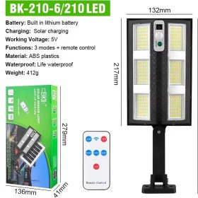 Resim My Best Store Hareket Sensörlü IP65 Güneş Enerjili LED Spot Kumandalı (4887) MYBESTSTORE-482957 