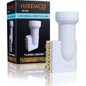 Resim Hiremco 3D-Full HD Dört Çıkışlı Üniversal LNB 