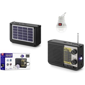 Resim Nns Ns1110sl Nostalji Bt Speaker Solar 150*54*93mm 