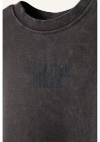 Resim Defacto Bisiklet Yaka Baskılı Gri Tişört Erkek Bebek H5111a526hsgr309 Gri-gr309 