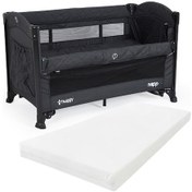 Resim Huggy Napp 8in1 Anne Yanı Park Yatak Oyun Parkı + Yatak 