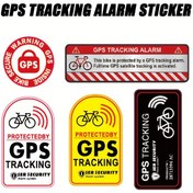 Resim Anti-hırsızlık Bisiklet GPS Takip Yansıtıcı Sticker 