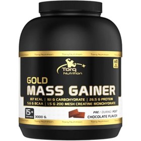 Resim Torq Nutrition Gold Mass Gainer Karbonhidrat Tozu 3000 gr 15 Servis - Çikolata Aromalı 