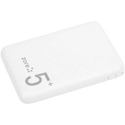 Resim Noktaks - Powerbank Led Işıklı Taşınabilir 5000 Mah Zr-pw04 - Beyaz T24236 BEYAZ 