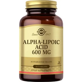 Resim SOLGAR Alpha Lipoic Acid 600mg 50 Tablet 