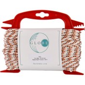 Resim Globe 4,0 Mm Polyester Çok Amaçlı Ip Halat - Beyaz-siyah-turuncu - 30 M. 