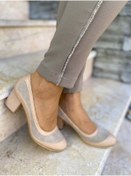 Resim AYNUR BARTINLIOĞLU 29-400-bej 36 Klasik Topuklu Ayakkabı 