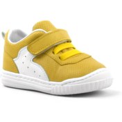 Resim Rakerplus Pup Hakiki Deri Sarı Cırtlı Lastikli Bebek Sneaker 