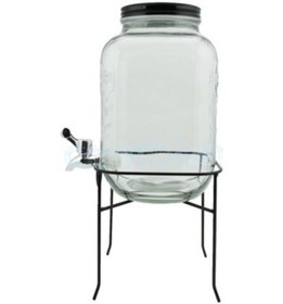 Resim Cam Sebil, Damacana, Şerbetlik 4 L Şeffaf 