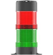 Resim Mesan Ø66 2 Kat Modüler Işıklı Kolon Multi Led Buzzer Taban Montaj 110-220vac Ms 82221.1.2.110-220vac 