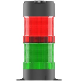 Resim Mesan Ø66 2 Kat Modüler Işıklı Kolon Multi Led Buzzer Taban Montaj 110-220vac Ms 82221.1.2.110-220vac 