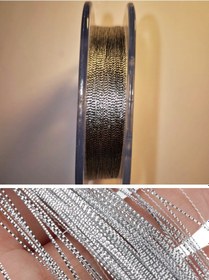 Resim Eagenset Çapari Simi Balık Sırtı Kırçıl Gümüş Gri Makara Sim 