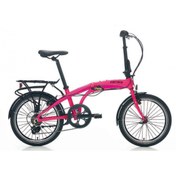 Resim Carraro Flexi 106 20 Jant V Fren Katlanır Bisiklet (Fuşya Siyah Beyaz) 