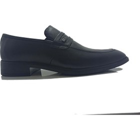Resim moda ayakkabım Moda Ayakkabı 4370 Siyah Deri Klasik Erkek Ayakkabı 