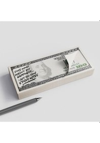 Resim Mustard Cash Sticky Notes Not Kağıdı 