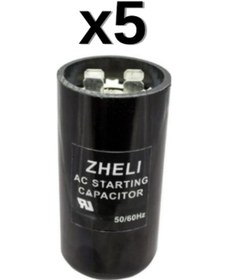 Resim 5'li Zheli 88-108 Μf 36x70 Mm 220 Acv İlk Hareket/kalkış Kondansatörü 