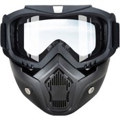 Resim Maoyaya Lyon Motosiklet Maskesi Kaynak Gözlüğü Sıçrama Önleyici - Altın 1 Adet 1 Adet 