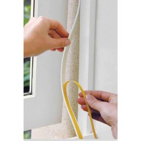 Resim Practika Pencere Izolasyon Bandı 9 Metre Yapışkanlı Cam Yalıtım Süngeri Rüzgar 