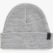 Resim Erkek Etiket Detaylı Örgü Bere 