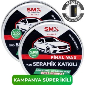Resim Final Wax 150 ml 2 Adet + Hediye Takoz Cila Süngeri 