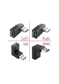 Resim 4461 Usb 3.0 90 Derece Çevici Dönüştürücü Adaptör Seti 4in1 