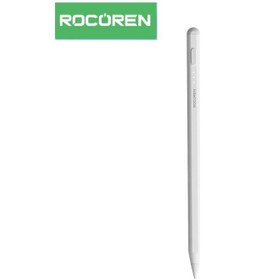 Resim Rocoren Stylus Apple Uyumlu iPad Avuç İçi Red Manyetik Eğime Duyarlı Yazı ve Çizim Kalemi 