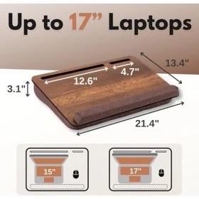 Resim Storemax -LS023 Minderli Laptop Sehpası (Ceviz) 