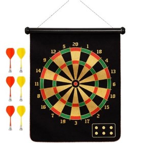 Resim Güvenli Manyetik Dart Seti 6 Dart Oklu Eğlenceli Hedef Oyunu - Lisinya Standart 