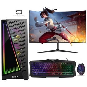 Resim Izoly ST999366 i5-4570 16 GB 256 GB SSD RX580 8 GB 24" Free Dos Masaüstü Oyuncu Bilgisayarı 