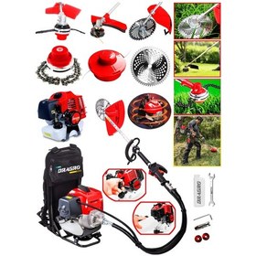 Resim Dragro GT9004 20HP Kırmızı Sırt Tipi Benzinli Tırpan - Kırmızı 