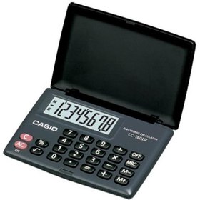 Resim Casio LC-160LV-BK 8 Hane Siyah Cep Tipi Hesap Makinesi 