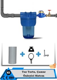 Resim Filter Store Daire Bina Sayaç Girişi 5" Inc 1 Aşama Su Arıtma Cihazı ( Toz Tortu Önleyici Yumuşatma Sistemi ) 