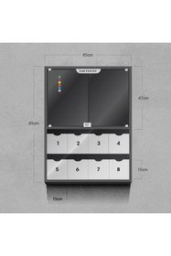 Resim Reklamwar Posta Kutusu Ve Magetli Ilan Panosu 10 Daire 