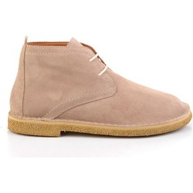 Resim Bej Hakiki Deri Kadın Bot & Bootie K02608203302 Bej 