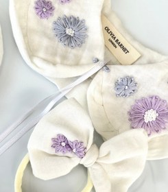 Resim LAVENDER BABY BLOOM YAKA & PATİK SETİ - 6-12 AY 