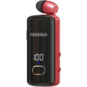 Resim Fineblue Aylina F580 Dijital Göstergeli Makaralı Titreşimli Bluetooth Kulaklık Kırmızı 