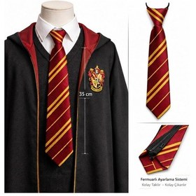 Resim Lvsqvr Harry Potter Gryffindor Fermuarlı Ayarlanabilir Kravat 